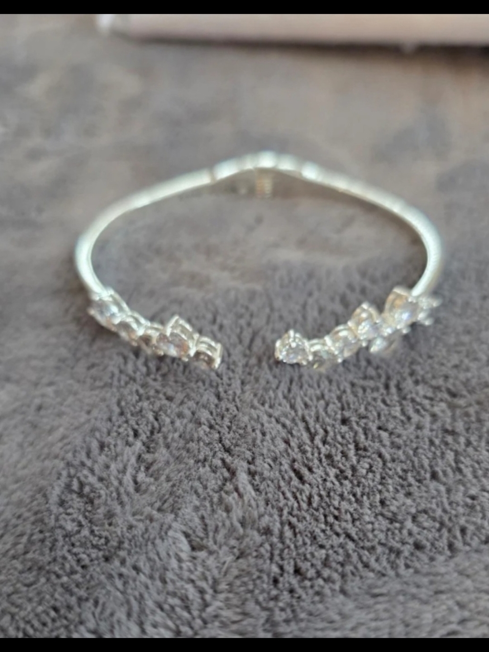 💥💥3 For $30💥💥 Silver Crystal Open Cuff Bracelet And More....